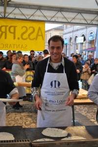 Mauro Morri a Palio della Piadina 2009 Foto archivio Domenico Chiericozzi